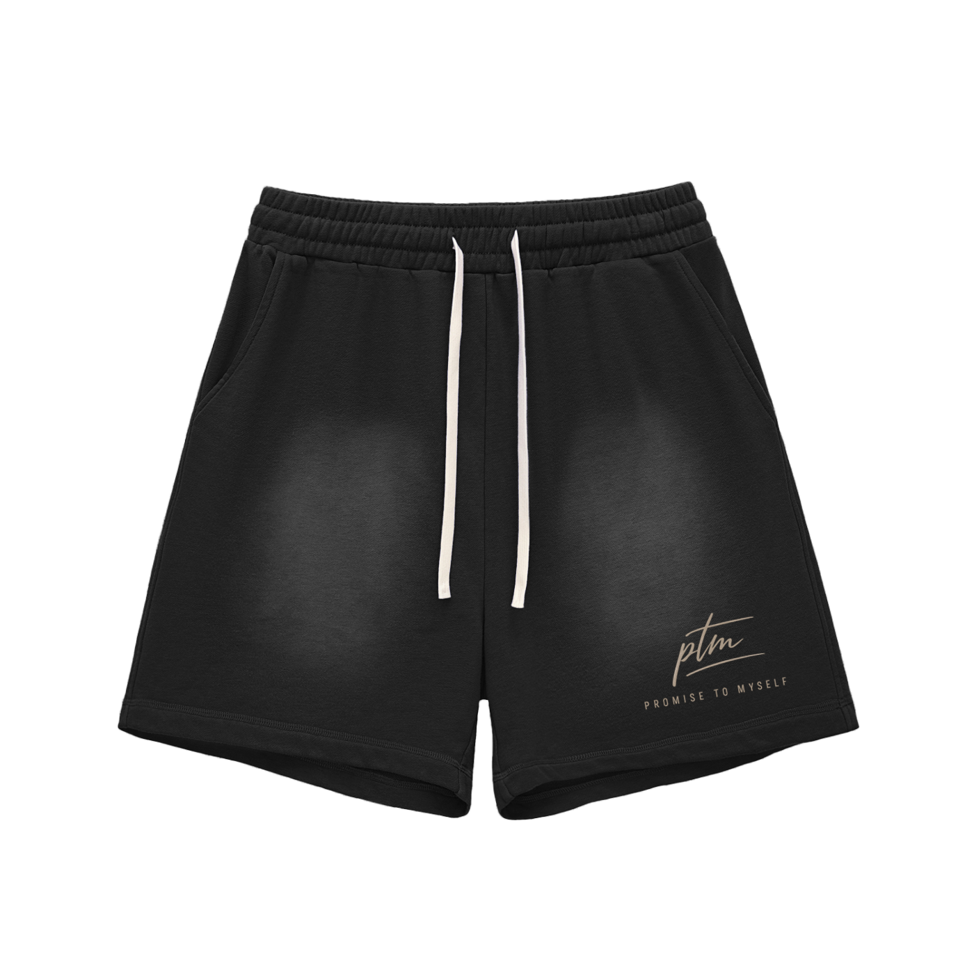PTM Raw Edge Cotton Shorts